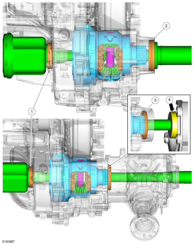 Ford Fusion. Differential. Description and Operation